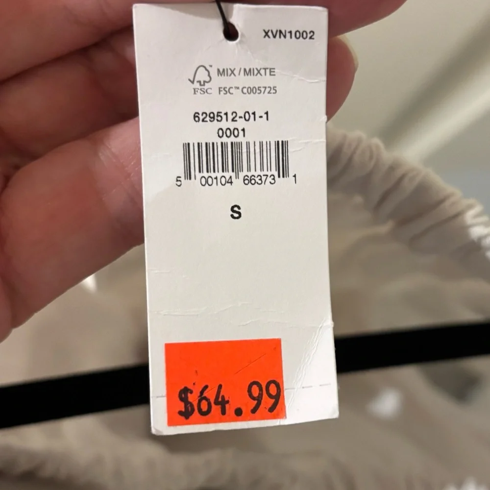 Banana Republic White Off-Shoulder Tie Front Linen Blend Sundress Small - Picture 5 of 8